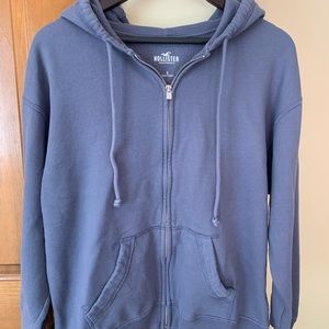 Hollister Hoodie Periwinkle Blue Sweatshirt Size Small